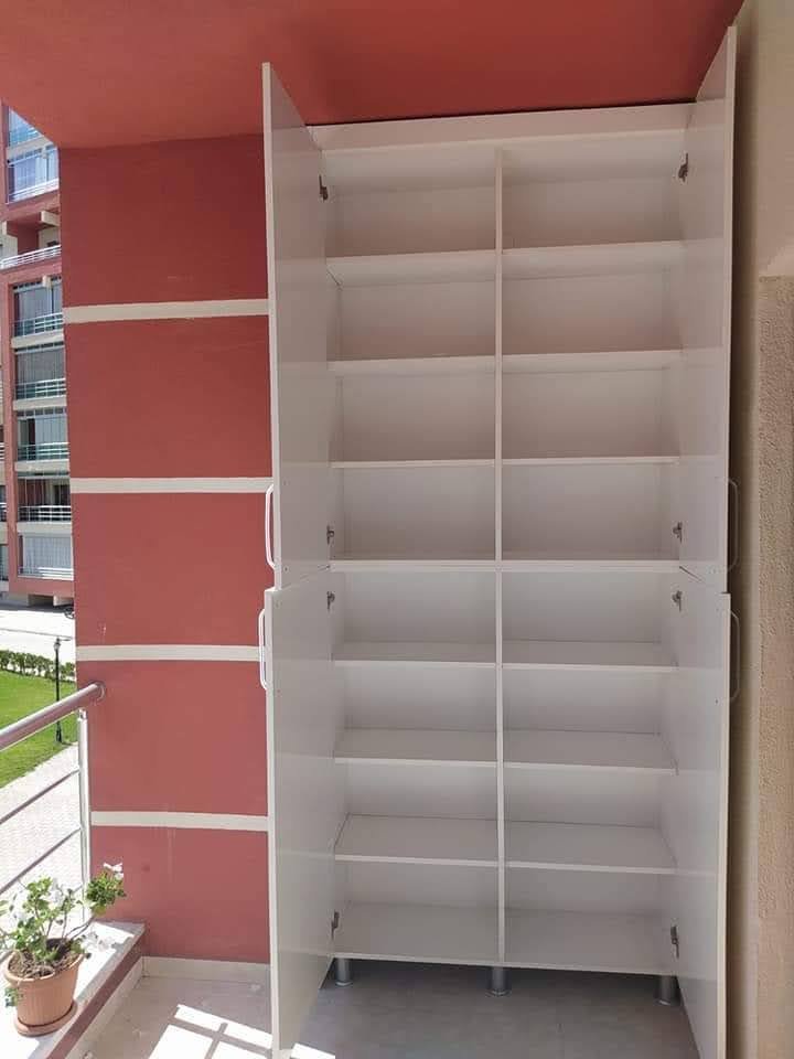 Balkon dolapları ve malzemeleri tasarımı ve üretimi