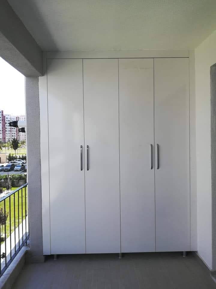 Balkon dolapları ve malzemeleri tasarımı ve üretimi