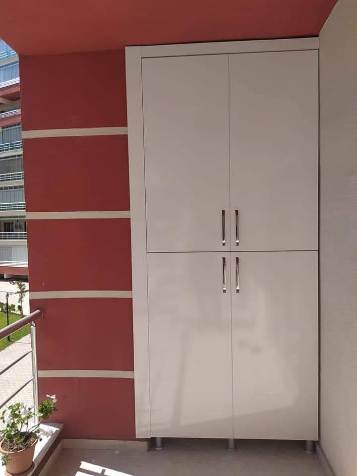Balkon dolapları ve malzemeleri tasarımı ve üretimi